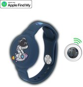 Locaro Locatie Armband voor Kinderen – Kind Tracker - AirTag polsband voor kinderen - Apple Find My – Waterbestendig - Onbeperkte Lokalisering - Astronaut