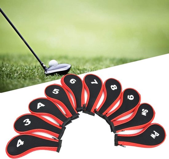 Allecta - Set van 10 Iron Headcovers met Nummerplaat voor Fairway Woods - Duurzaam Neopreen - Golf Accessoires voor Bescherming en Identificatie van Allecta — afbeelding 4