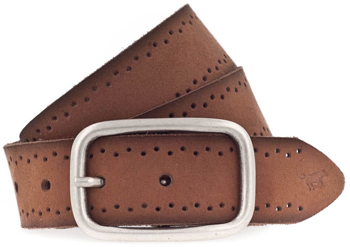 MUSTANG Leren riem Woman´s Belt 3.5 W75 Cognac bruine