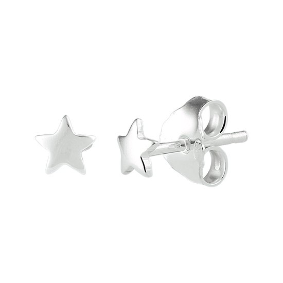 GLAMS - Boucles d'oreille clous Étoile - Argent