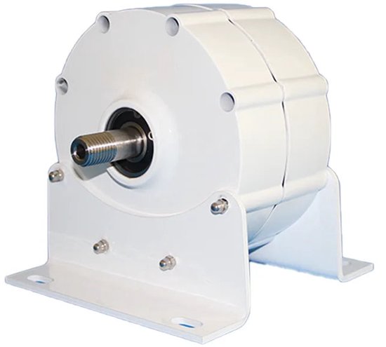 Foto: Wind en waterkrachtgenerator duurzame generator off grid stroomopwekker energieopwekker aluminium behuizing hoog rendement 48v met basis 2000w 300rpm