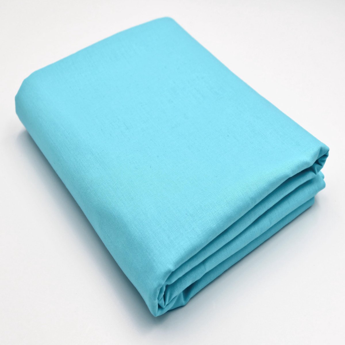Virginia Tex-stof, verkocht per meter, 100% katoenen stof, grote breedte 240 cm, 100% katoenen stof Oeko-Tex Standard 100, effen kleuren om te naaien (turkoois 34, 100 cm)
