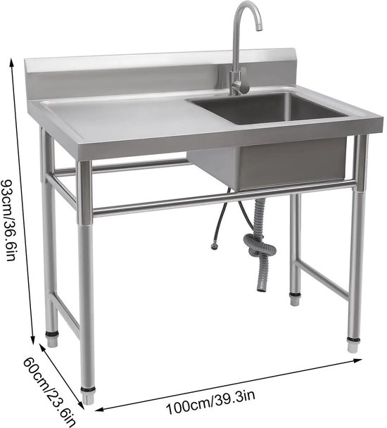 The Living Store Industriële Kast - 75 x 40 x 80 cm - Zwart Staal met
