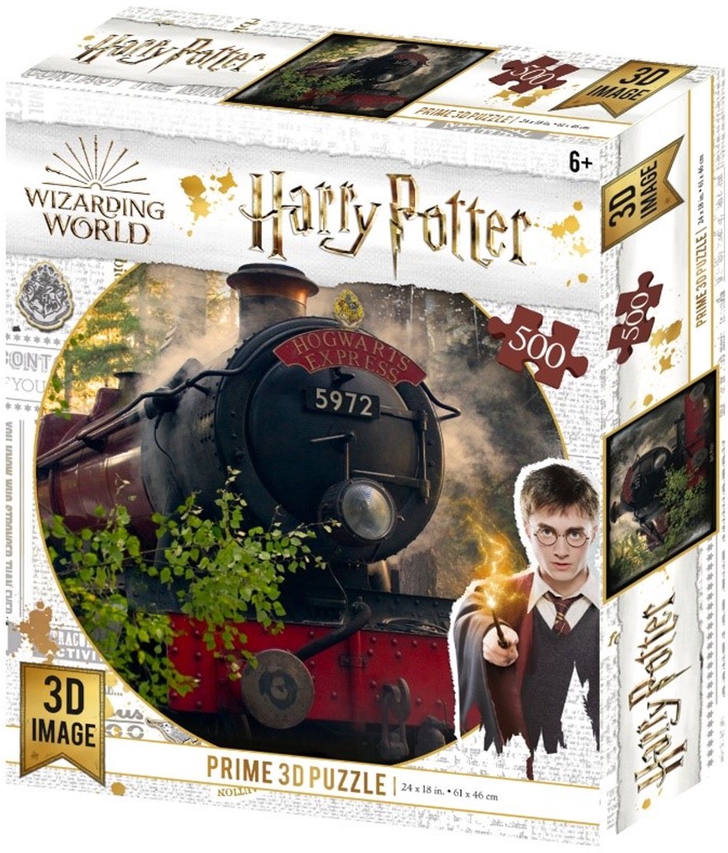 3D Image Puzzel - Harry Potter - Hogwarts Express (500)