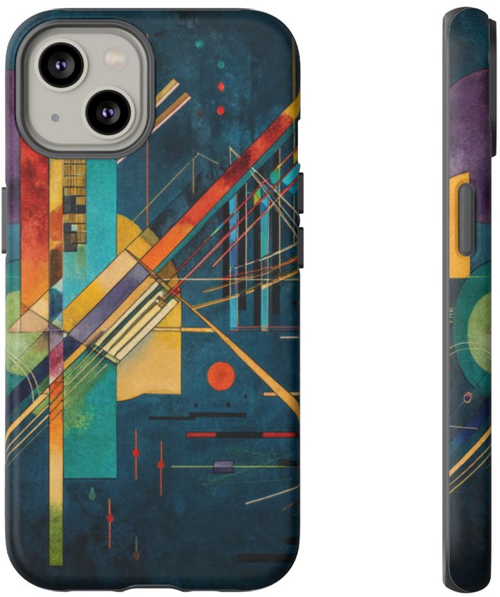Abstracte Geometrische Kunst – Telefoonhoesje Geschikt voor iPhone 14