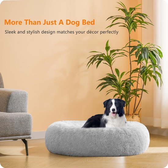 Orthopedisch hondenbed, ronde hondenbank, kattenbed
