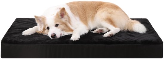 Odolplusz Orthopedisch hondenbed voor grote honden | Hondenkussen voor middelgrote en grote honden | Hondenmatras met wasbare hoes | (Grijs, 120x80x7cm Odolplusz Orthopedisch hondenbed voor grote honden | Hondenkussen voor middelgrote en grote honden | Hondenmatras met wasbare hoes | (Grijs, 120x80x7cm