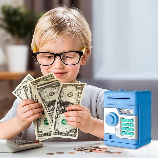 Thedttoy Kinderen Elektronisch Geld Spaarvarken Speelgoed, Wachtwoord