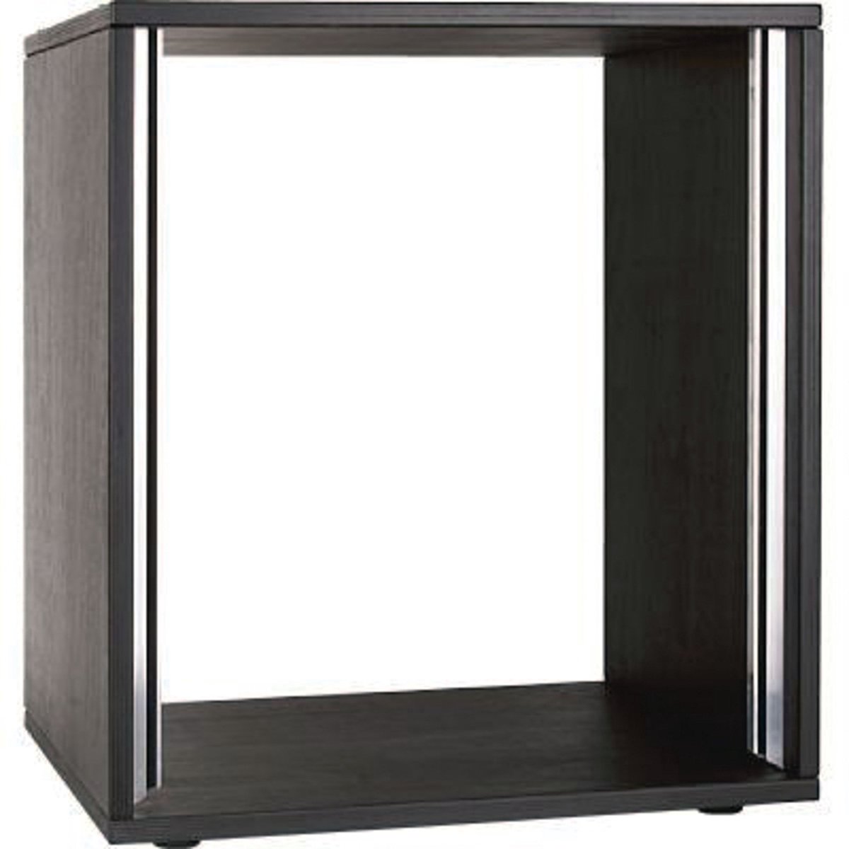 MUSIC STORE Studiorack 10HE berk MP bouwpakket, zwart gelakt, recht - Studio racks