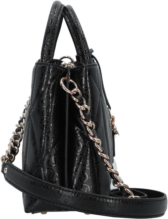 GUESS sac à main sac à épaule bandoulière Aldina Girlfriend Satchel Black noir