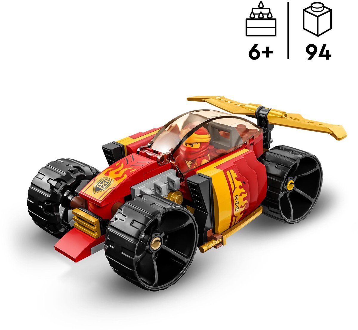 LEGO NINJAGO Kai's Ninja Racewagen EVO  - 71780 — afbeelding 11