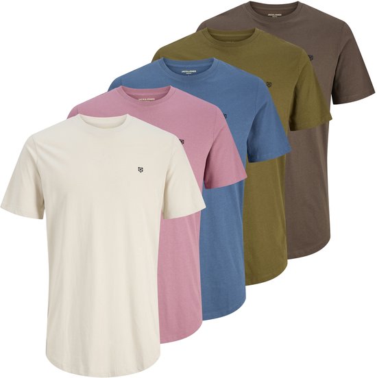 JACK&JONES - JPRBLABRODY TEE SS CREW NECK 5PK MP NOOS - Homme - T-shirts