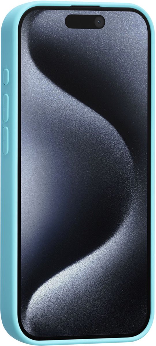 TUNIQ telefoonhoesje voor Apple iPhone 15 Pro - Backcover - Koraalblauw