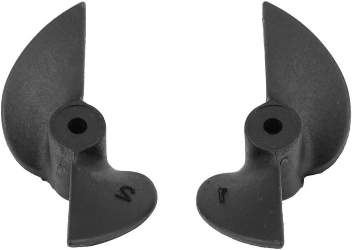 Allecto Plus - Boot Propeller Set met CW CCW Nylon Blades voor RC Boot - 2mm Welle