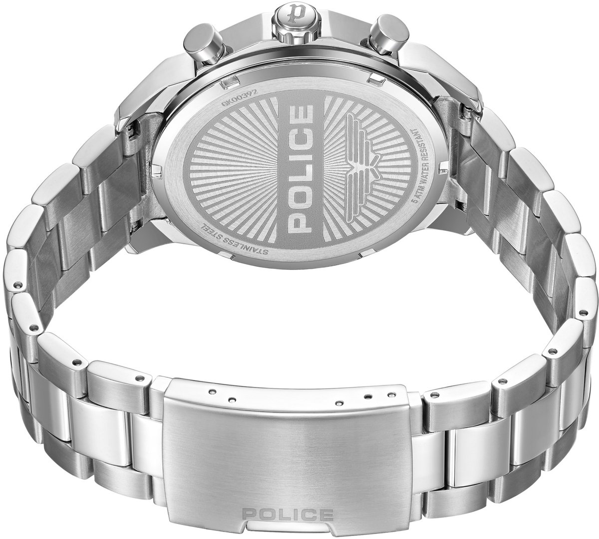 Horloge Reactor Black Steel