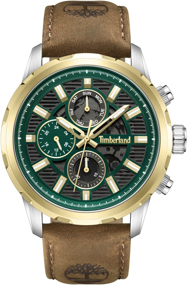 Horloge Hampton Harbour Green - Brown