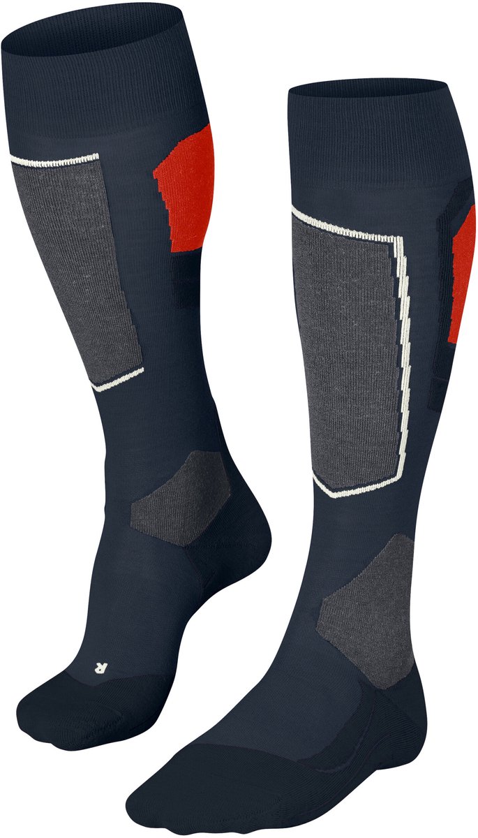 Herren SK4 warm dun wol functioneel materiaal skisokken heren limoges Blauw