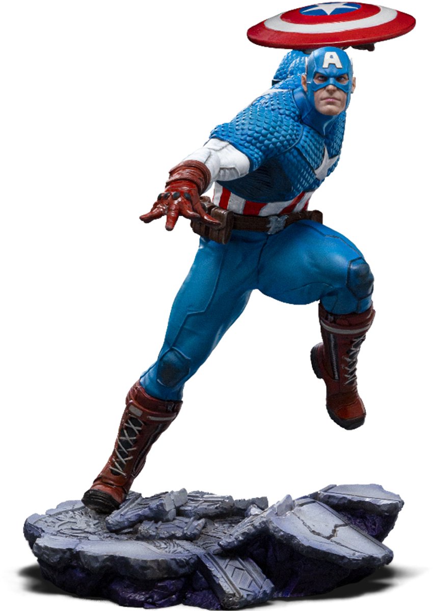 Iron Studios Disney/Marvel - Figuur - Captain America Infinity Gauntlet Diorama