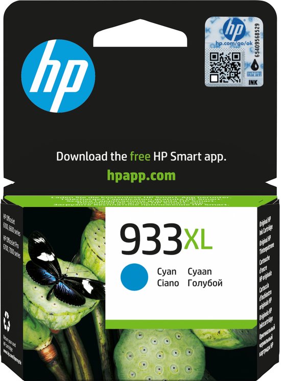 HP 933XL - Inktcartridge / Cyaan / Hoge Capaciteit