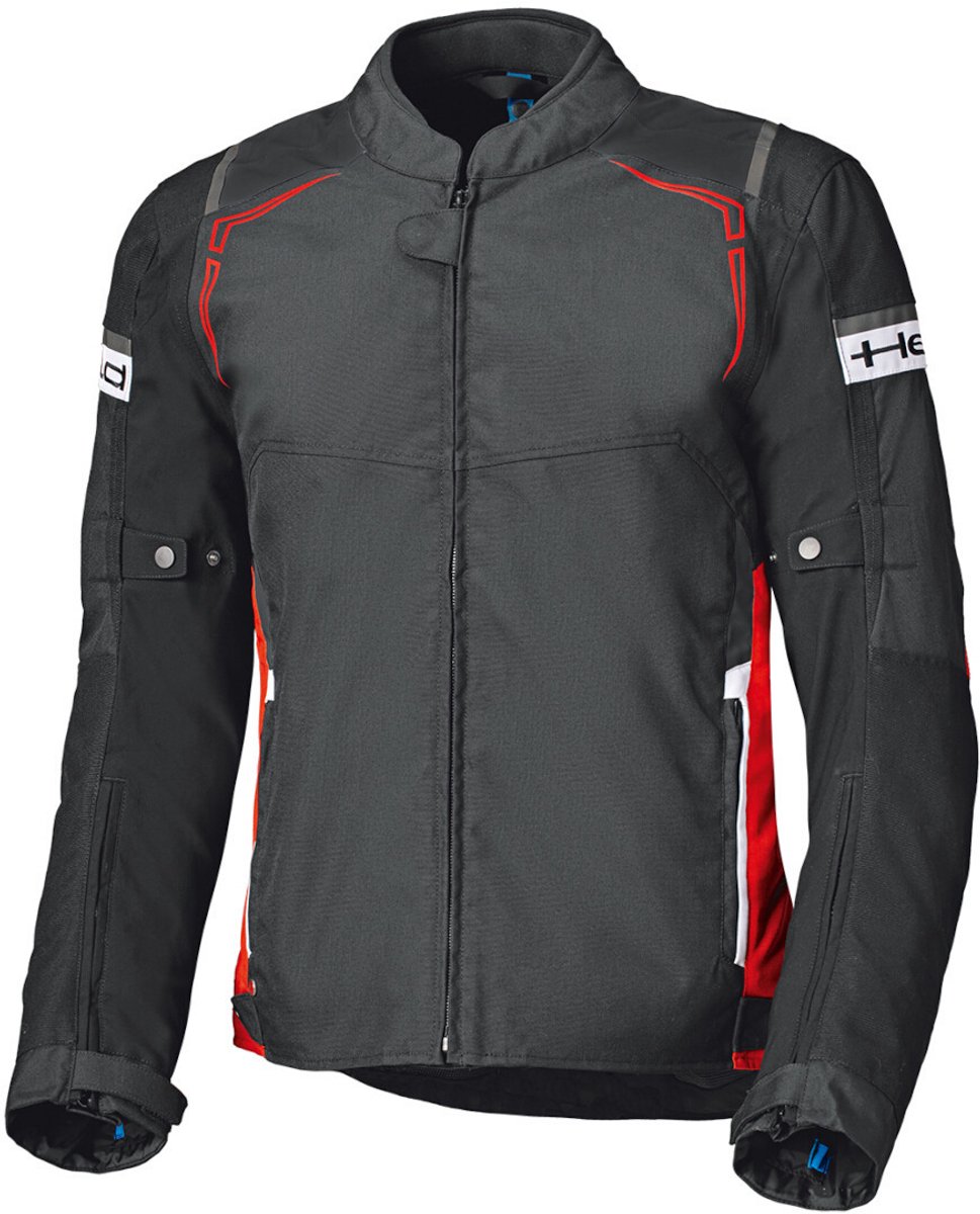 Held Savona Top Zwart Rood Waterdicht Textiele Motorjas - Jas