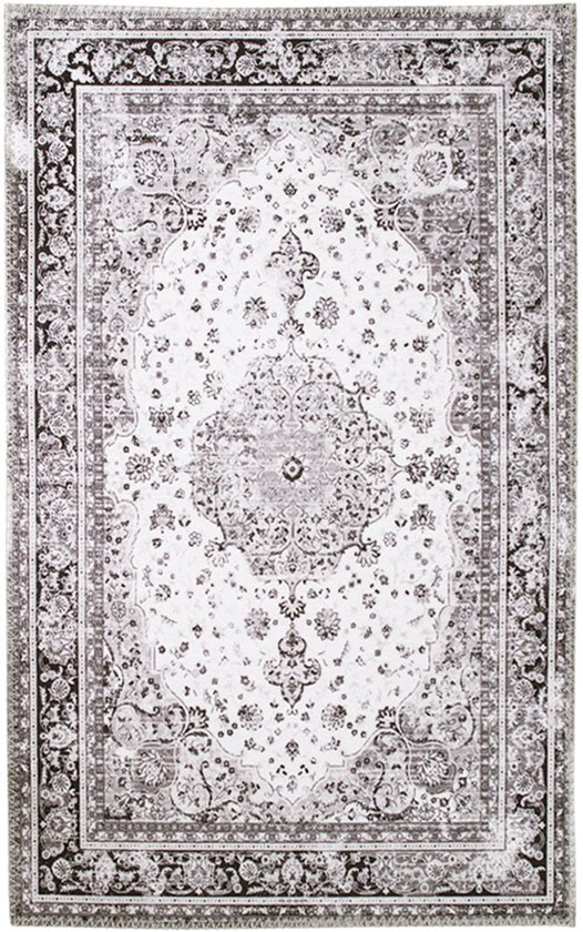 Tapis Havana - Tapis en noir et blanc 200x300 cm