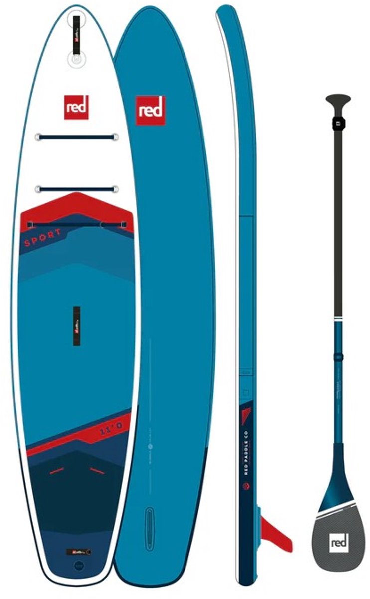 Red Paddle Sup Package - 11.0 Sport HT 2024-opblaasbaar supboard- blauw wit - touring – foto 7