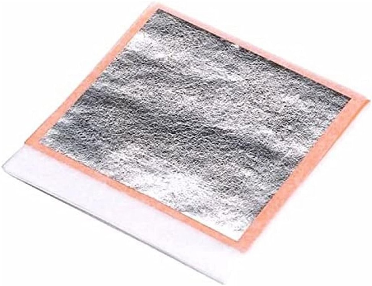 Puur Bladzilver 100% - 95mm x 95mm - 10 Stuks - Grijs