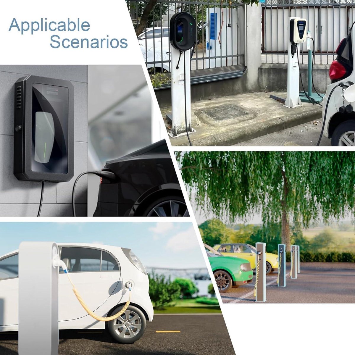Allecto Plus - Weerbestendige dakhoes voor e-laadstation buiten - Waterdicht en stofdicht - Beschermhoes voor muurbevestiging (40 x 32 x 20 cm)