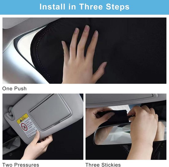 LFOTPP Pare-soleil pour BM-W I3, pare-brise intérieur de voiture, pare-brise, protection UV, protection solaire de voiture, accessoire pliable et portable