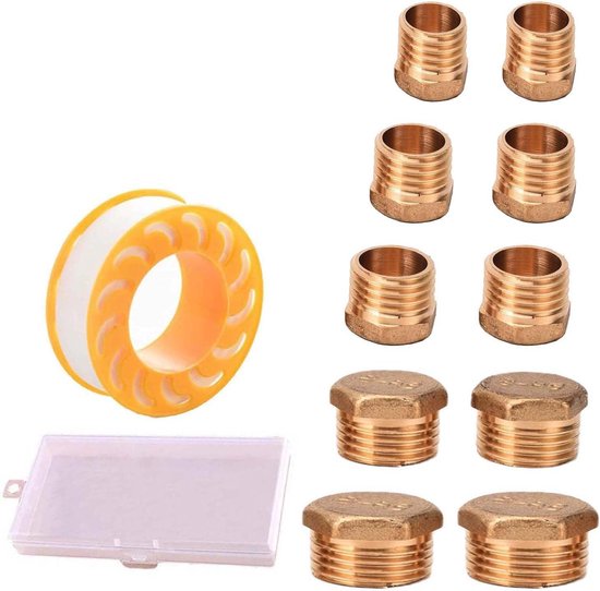 Wiedergutschlafen Set van 10 doppen voor bevestiging van latten in lattenbodem (100_50x34x8,5 mm