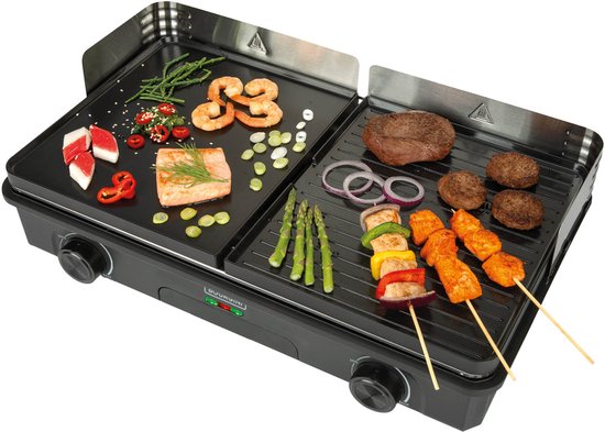 Bourgini Raclette Grill - 8 persoons - PFAS vrij - Grillplaten