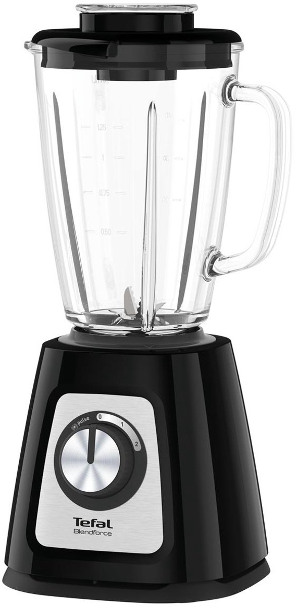 Tefal BlendForce II BL4358 - Blender - 1.25L - Smoothie Maker - Pulse Functie - Glazen Kan - 800W – foto 2