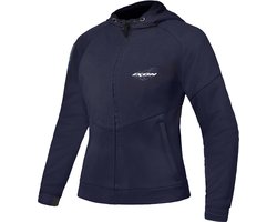 Ixon Touchdown L Marineblauw Zilver Dames Textiele Motorjas - Jas