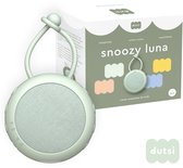 Dutsi White noise ruis machine voor baby’s – Snoozy luna - 10 geluiden, nachtlampje & timer