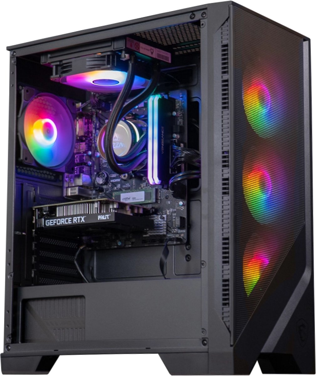 Flowup Gaming PC - Bestbuy Gaming Desktop - AMD Ryzen 5 - NVIDIA RTX 3050 - 1TB - 16GB