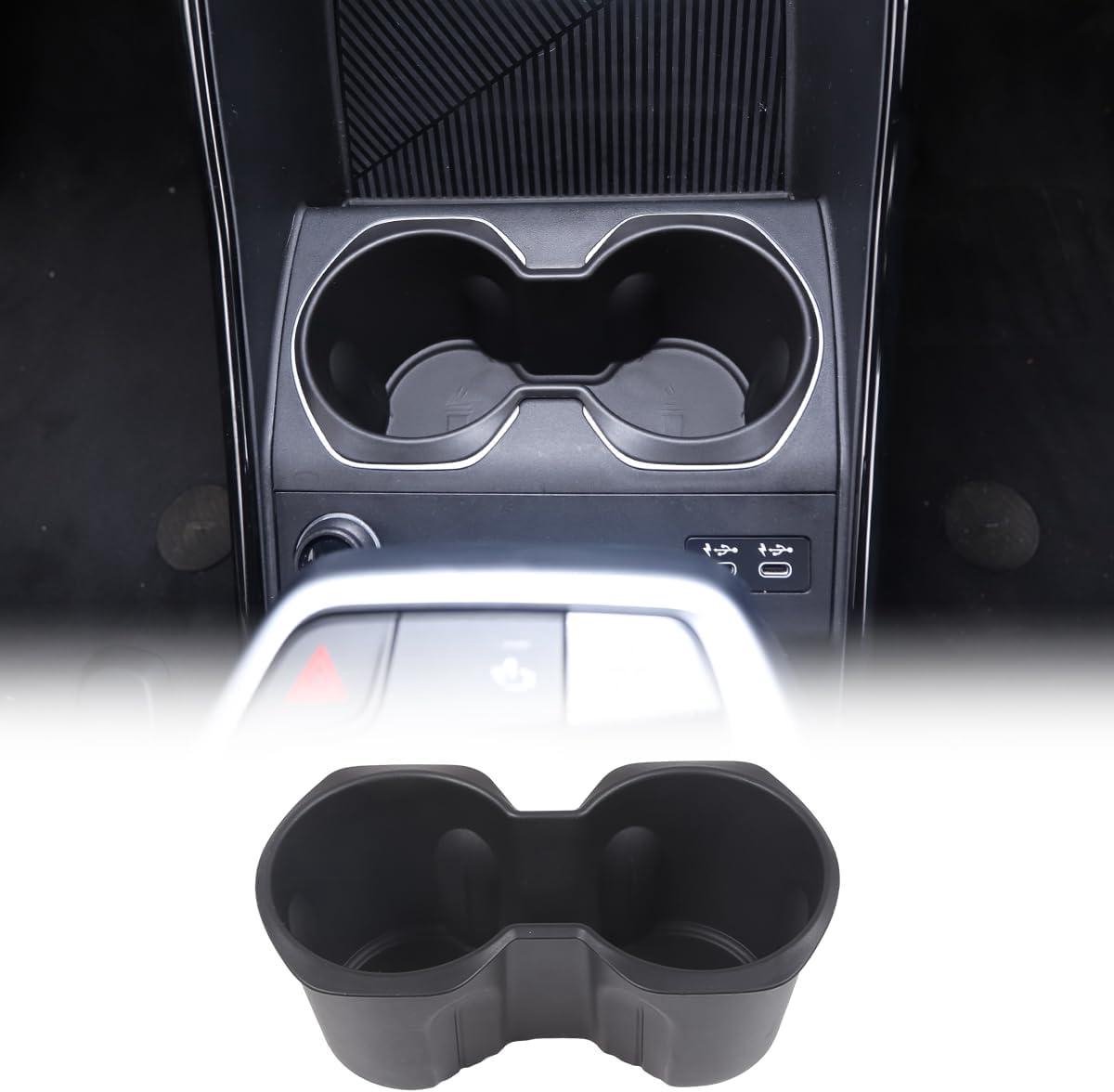Allecto Plus - Bekerhouder voor middenconsole X1 U11 2023-2024 - Schokbestendig - Waterbestendige flessenhouder - Opbergdoos - Inzetstuk voor model X1 - Accessoires - Handige bekerhouder voor in de auto