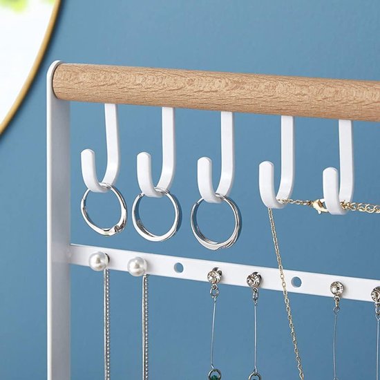 Pongnas Sieradenstandaard, kostuum hanger ketting oorbellen armband ring schoenen jurk sieraden display model (hoge hakken