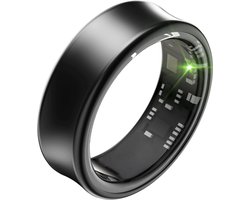 Focus® S2 Smart Ring – Zwart – Maat 6 – AI Coach – Hartslag – Menstruatiecyclus – Slaap Monitor – Herstelscore – Slimme Ring – Sport Prestatie – Stappenteller -IP68 Waterdicht – O2 Meting – Dames – Heren – Wearables – Oplaad Case – beschermring