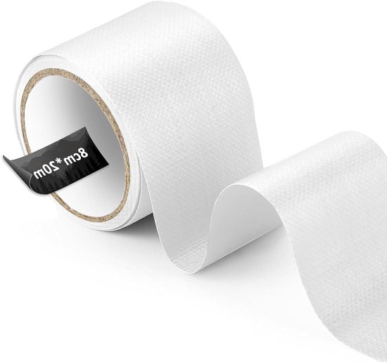 HONGTAISHENG-reparatietape voor stofdekzeilen, zeildoekpatches, zeildoektape, 5M*8CM, voor vrachtwagenzeildoek, luifel, tent, Doorzichtig, PE