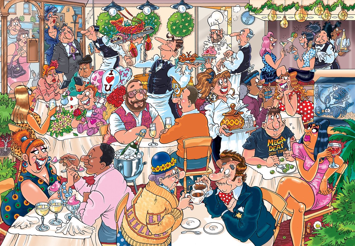Wasgij Mystery 26 - Date Night! - 1000 stukjes puzzel - Legpuzzel volwassenen — afbeelding 3