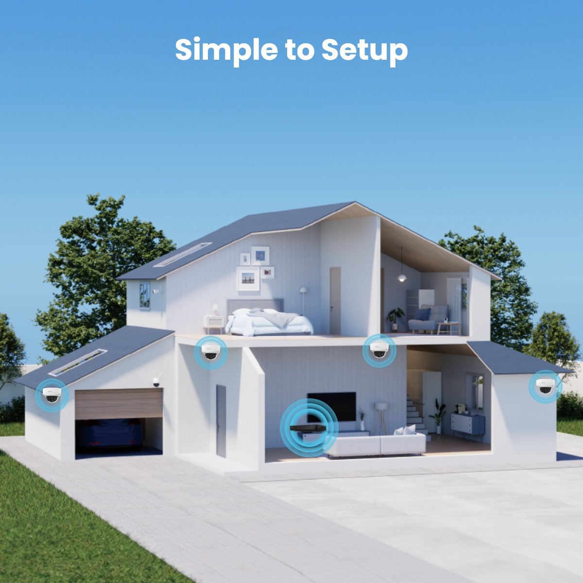 Reolink 4K 8MP UHD IK10-vandalismebestendige PoE IP-camera met 180° panoramisch gezichtsveld met Spotlight, Duo 2V PoE – foto 7