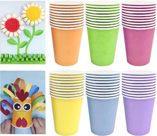 Papieren rietjes, 100 stuks, verschillende kleuren, biologisch afbreekbaar, composteerbaar Papieren rietjes, 100 stuks, verschillende kleuren, biologisch afbreekbaar, composteerbaar