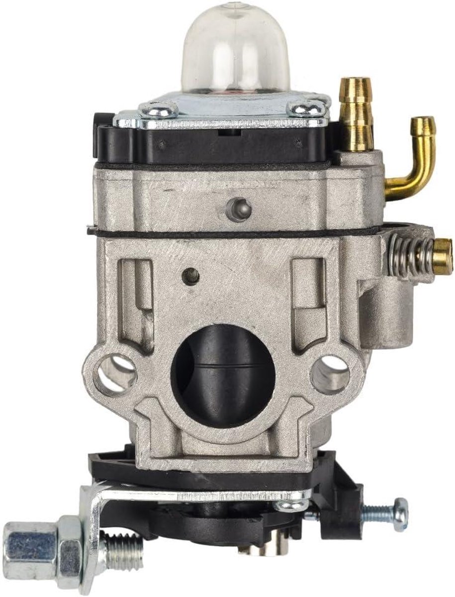Allecto Plus - Carburateur voor 43cc 49cc 2-taktmotor, 15mm inlaat, geschikt voor ATV, pocketbike, raket, fiets en scooters.