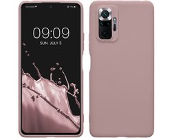 kwmobile telefoonhoesje geschikt voor Xiaomi Redmi Note 10 Pro - Hoesje voor smartphone - Back cover in licht oudroze