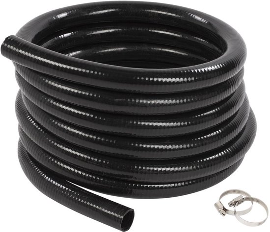 GardenMate Aanzuigslang 1 inch, messing aansluiting met terugslagklep