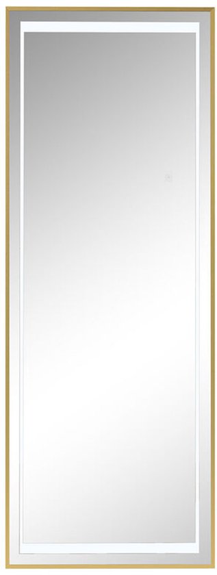 Miroir long Home ESPRIT Aluminium Doré 50 x 0 x 150 cm
