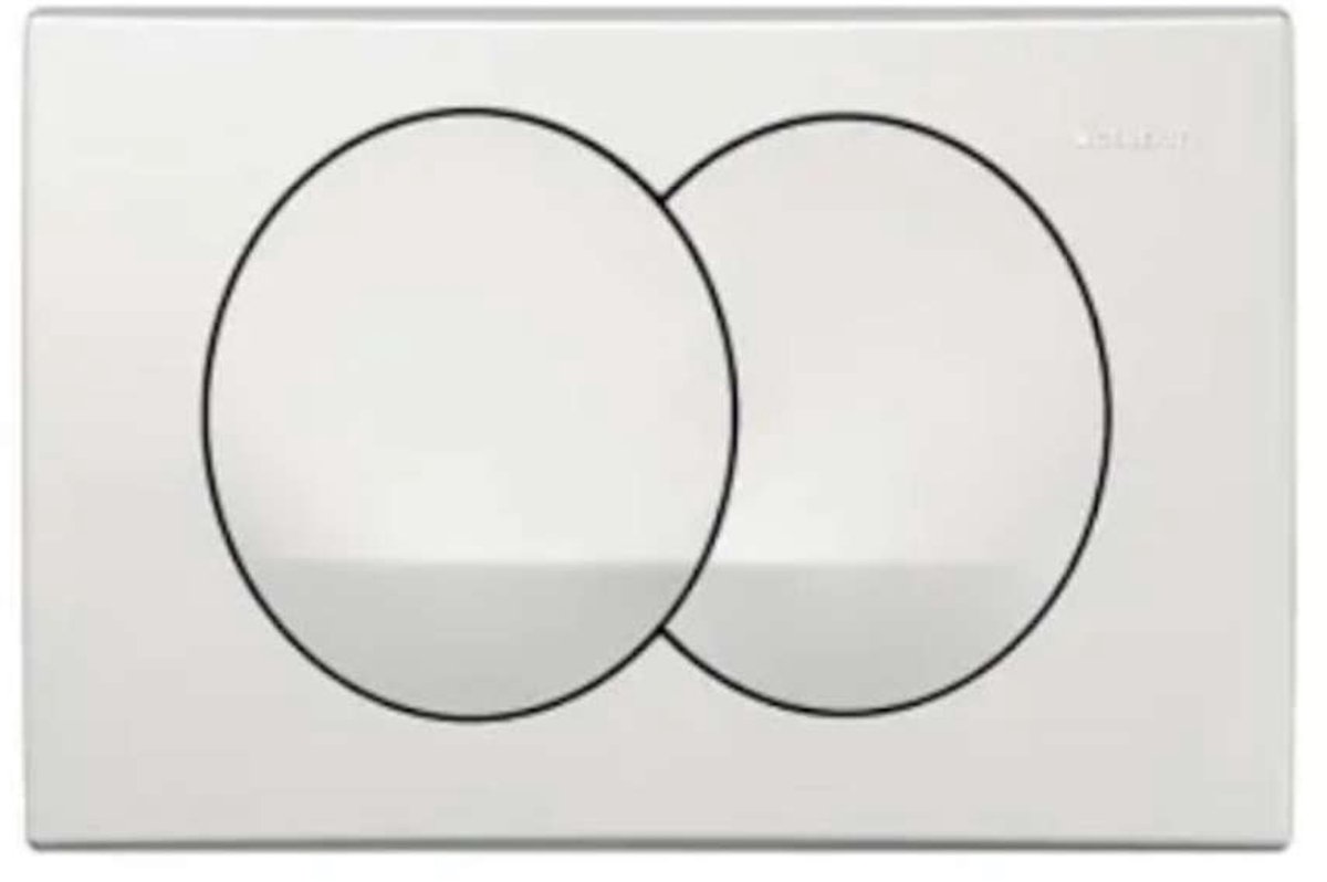 Geberit Delta - Bedieningsplaat, wit 115.100.11.5