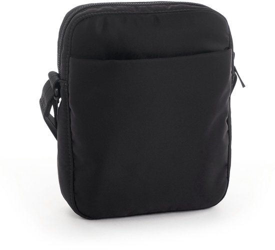 Hedgren RUSH – Mini sac bandoulière vertical avec protection RFID – Déperlant – Léger – Noir