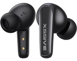 Xssive TWS13 Draadloze Oordopjes - Bluetooth 5.3 Oordoppen met Actieve Ruisonderdrukking & 30u Batterij - In-Ear Wireless Earbuds - Zwart