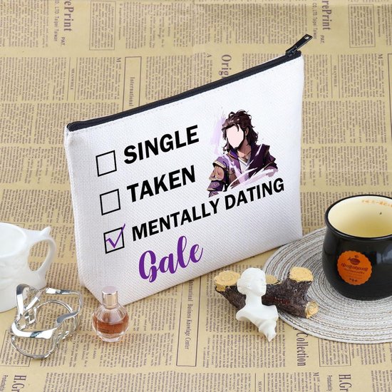 Allecto Plus - Mentally Dating Gale Makeup Bag, Gale Fan Cosmetica Tas met Game-geïnspireerde cadeau met Gale Merchandise